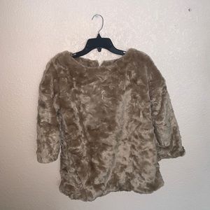 Zara knit fuzzy sweater size m